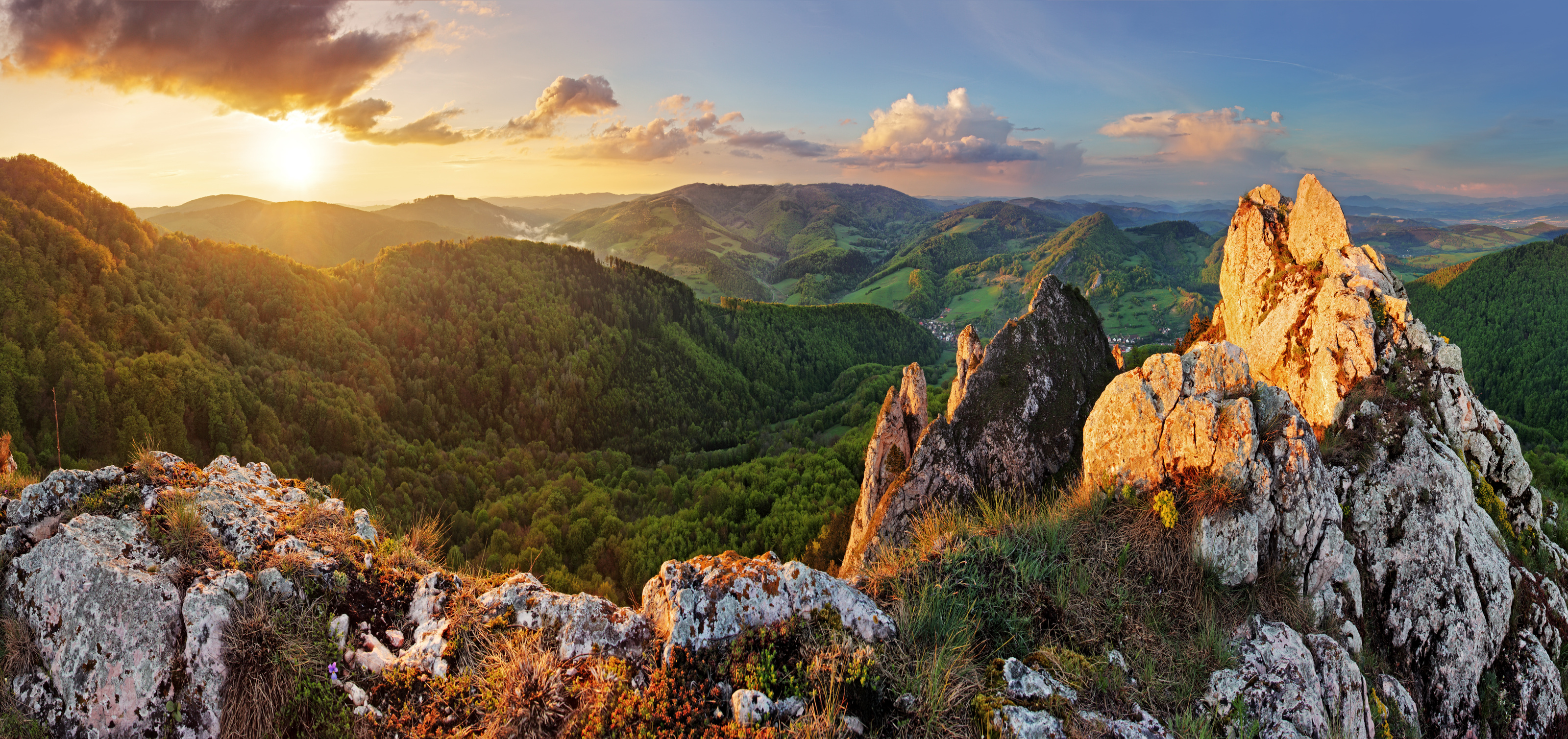 Rocky Moutain at Sunset - Slovakia